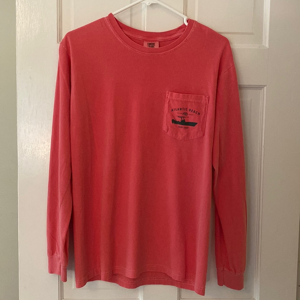 AB Surf Shop Mens small distressed logo long sleeve tshirt